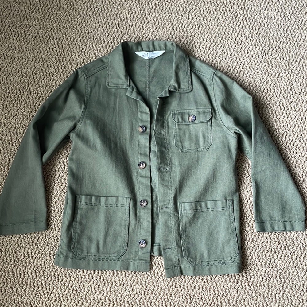 H&M shirt jacket size 6 (unisex )